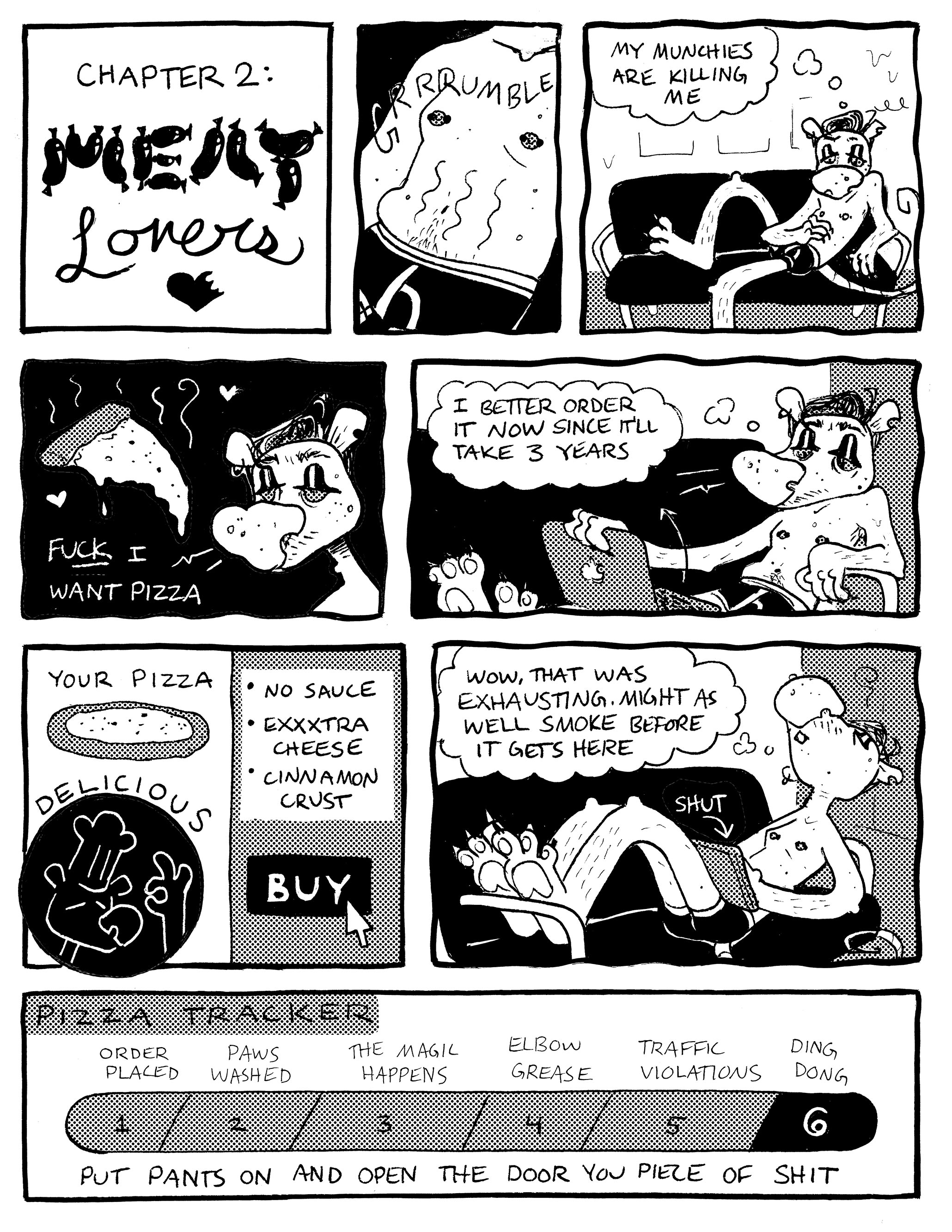 Comic page by Ansley Knight