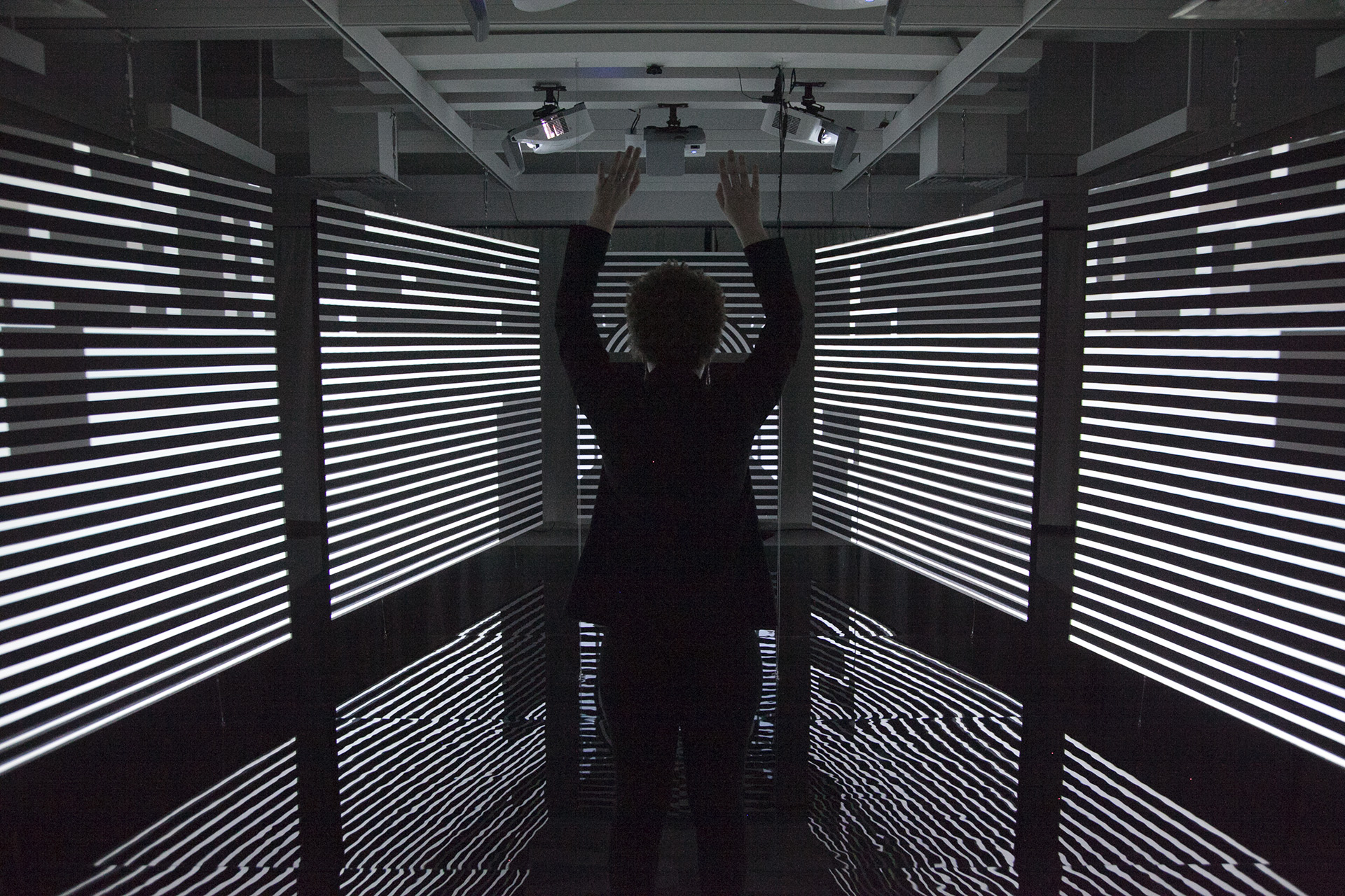 Interactive installation by Zander Brimijoin