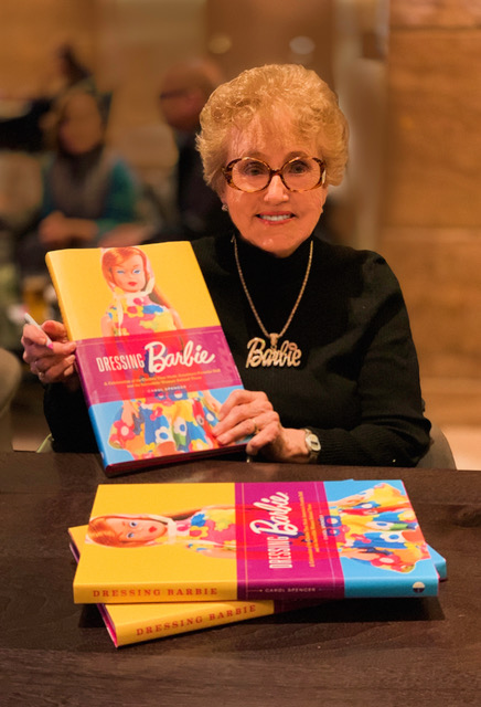 Carol Spencer signing for Barbie.