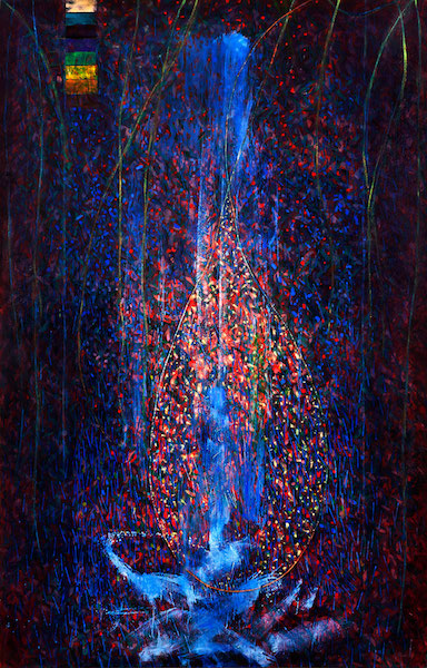 Elizabeth Erickson, Hildegard's Grace, 2010-15, oil on canvas, 60 in. x 42 in.