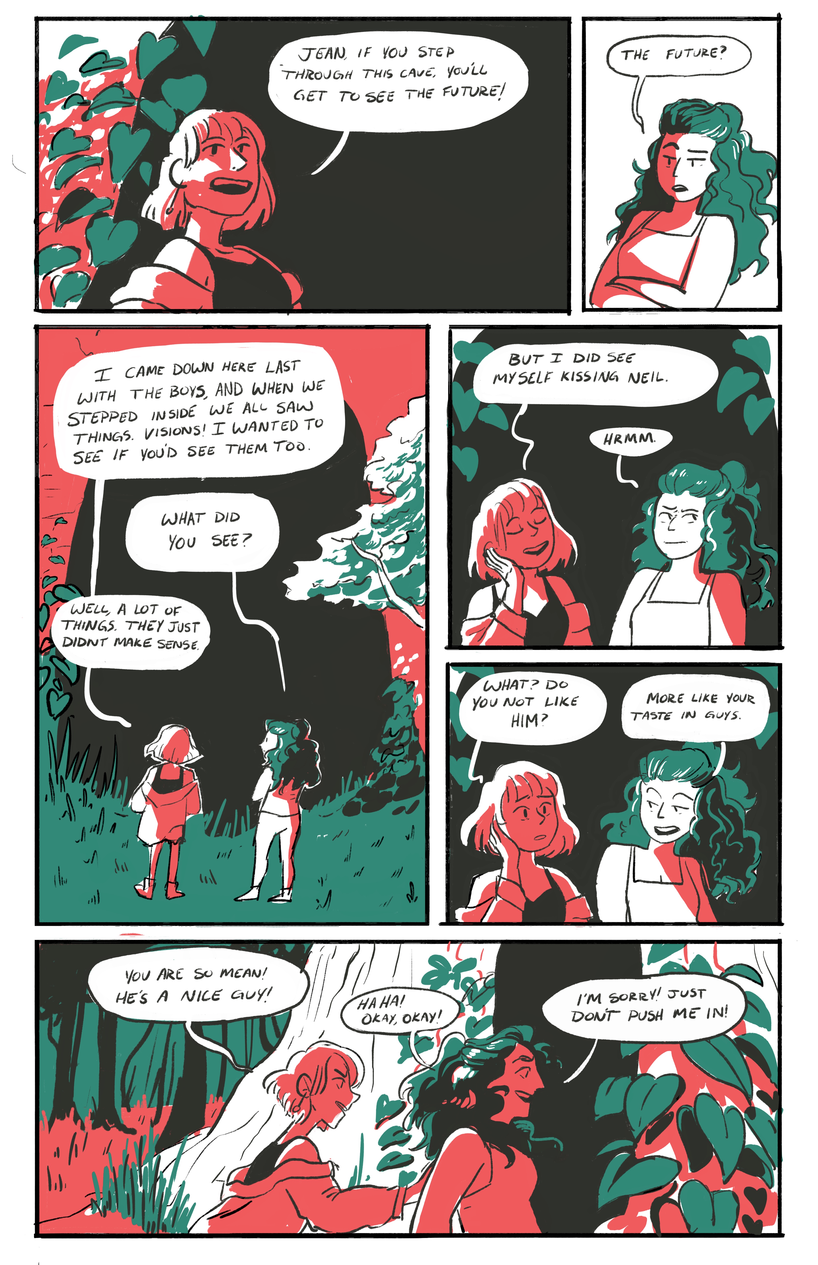 2 of 2 comic pages by Gaelen Elliott