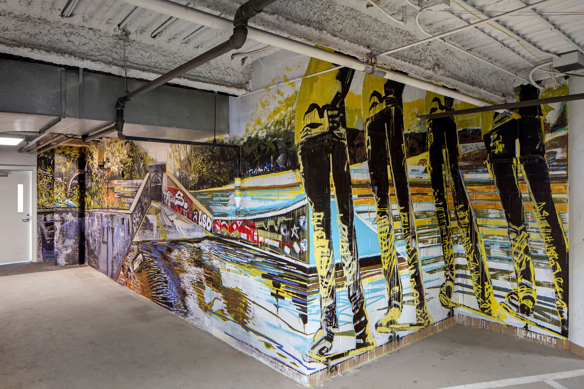 Interior mural by Gregory Scott Ganeles