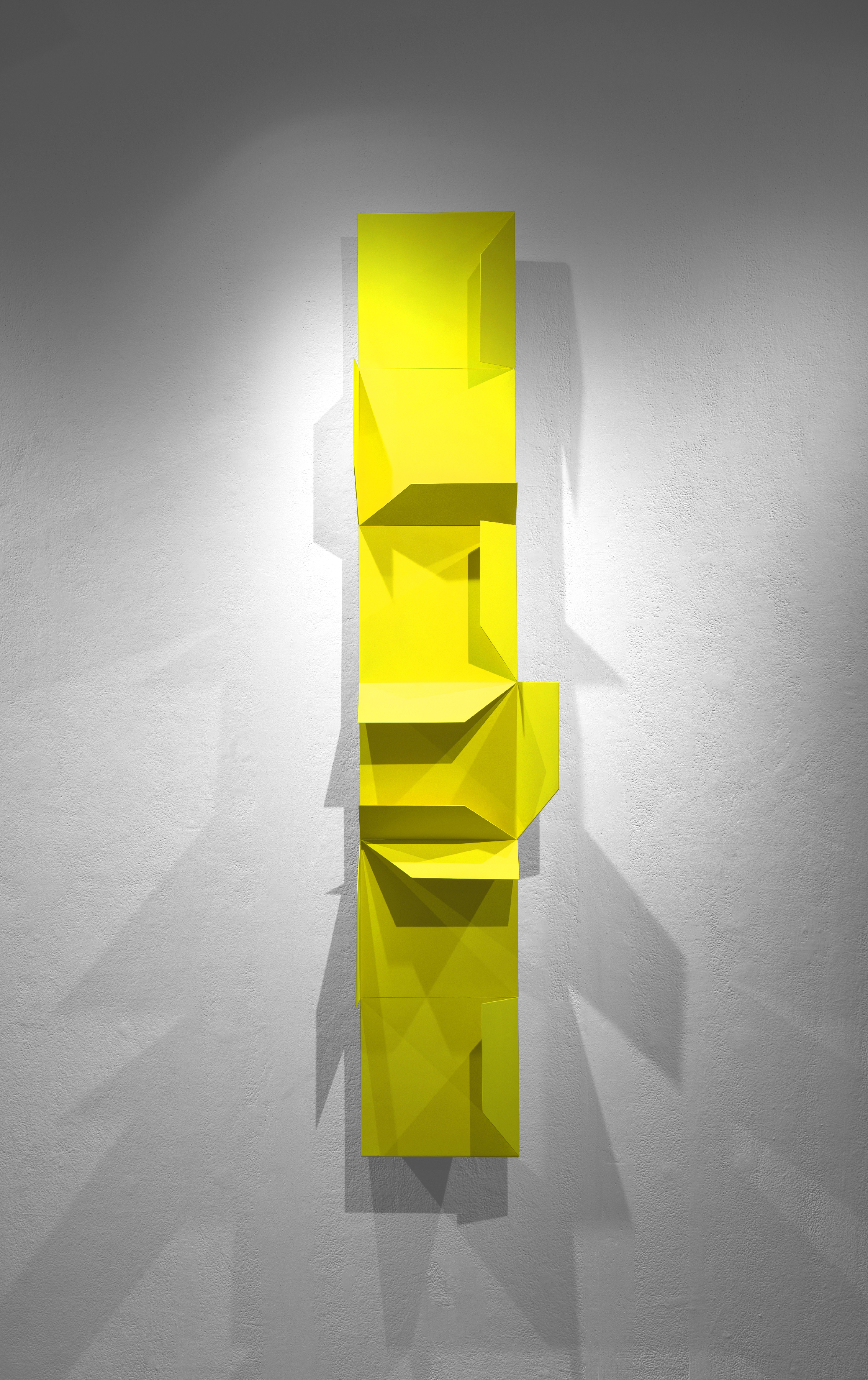 "Yellow Totem" by Merick Reed.