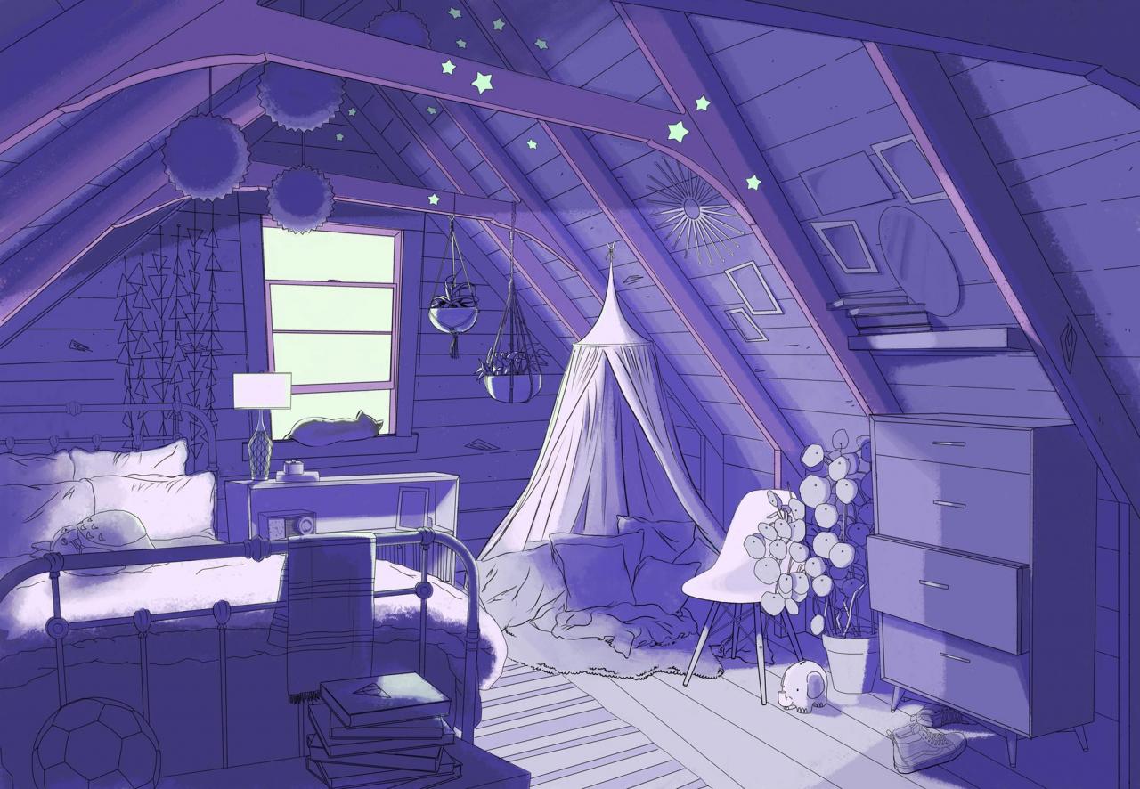 Attic illustration by Tate Yotter