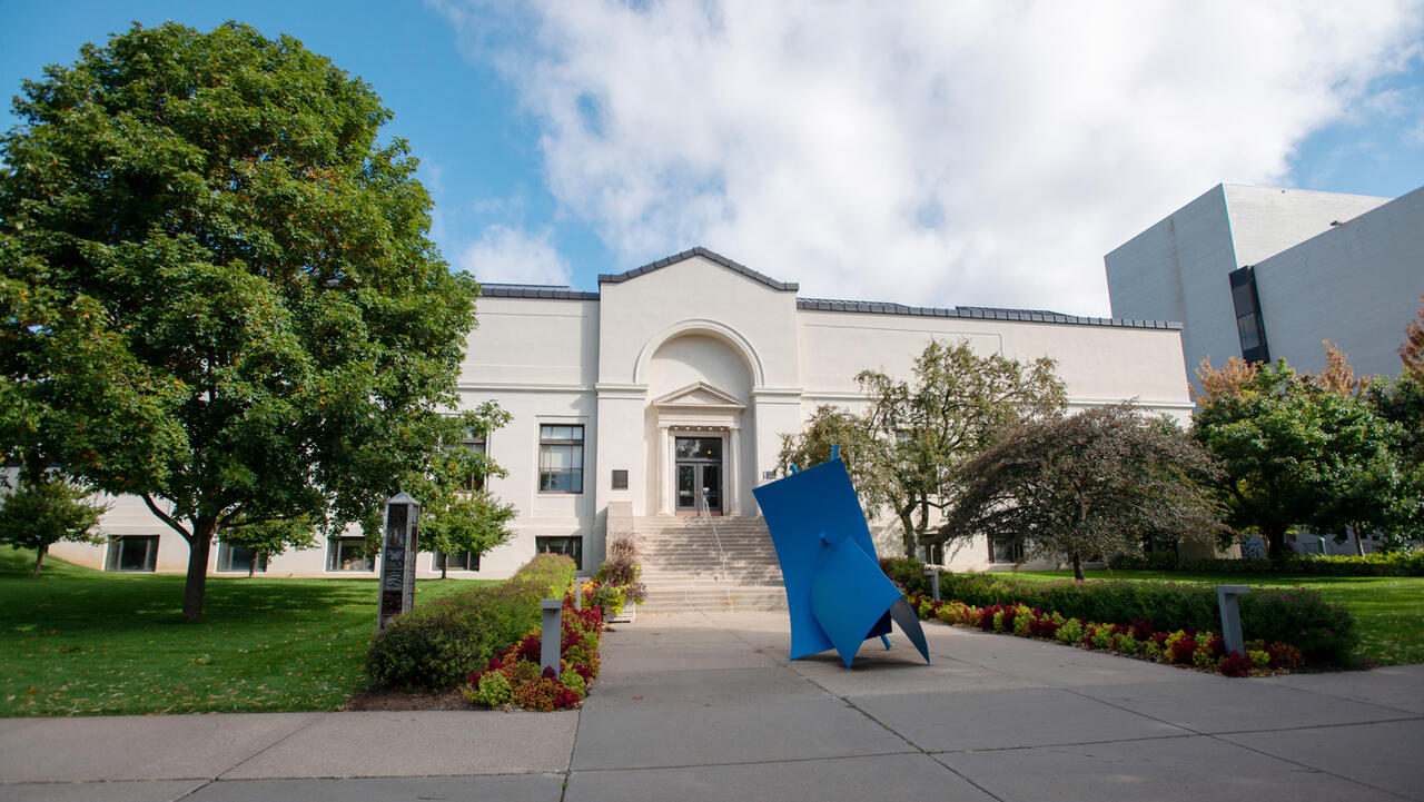 MCAD's Morrison building on a summer day