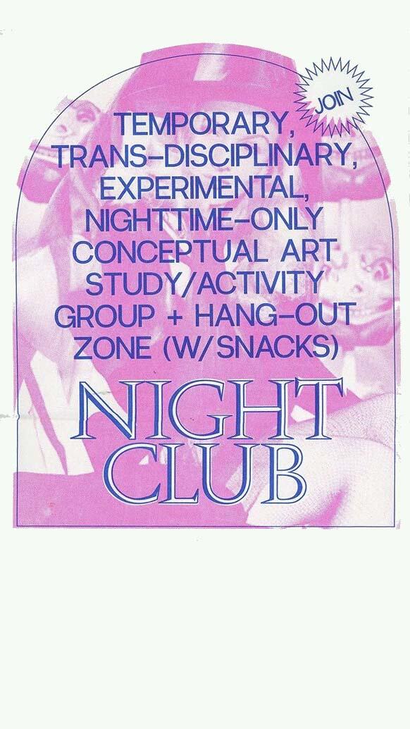 Poster graphic for NightClub