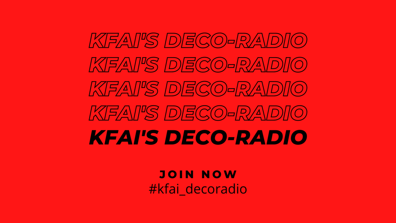 KFAI Deco-Radio promotional concept by Alyssa Herrera