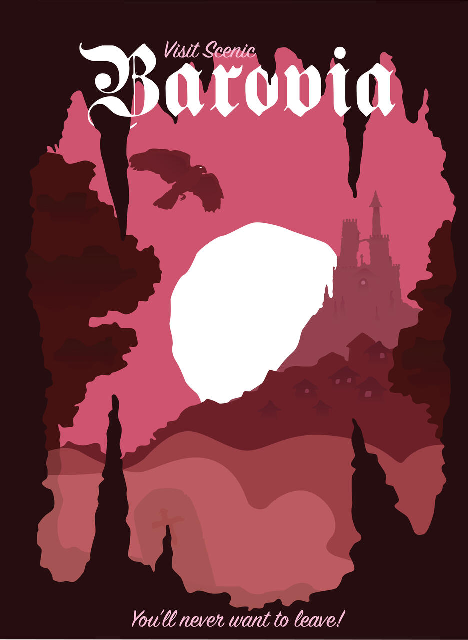 Barovia book cover design by Ren Harris