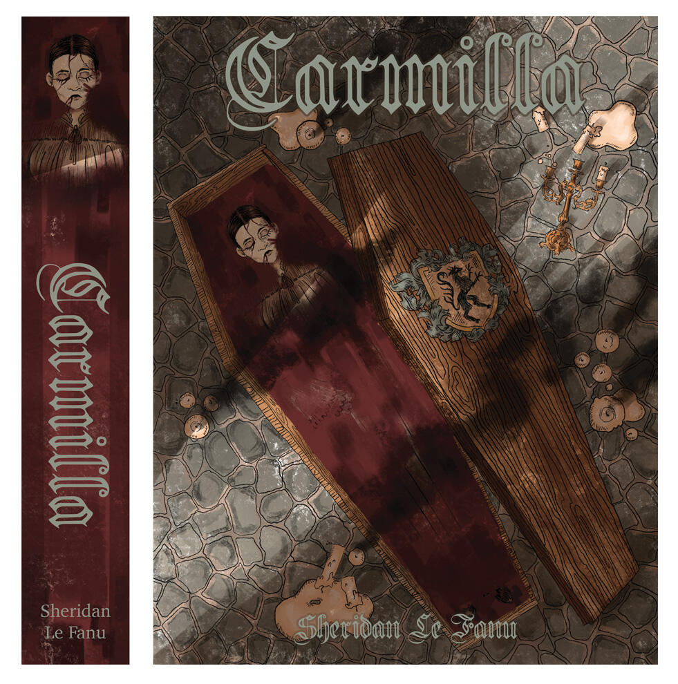 Carmilla animated book cover by Ren Harris