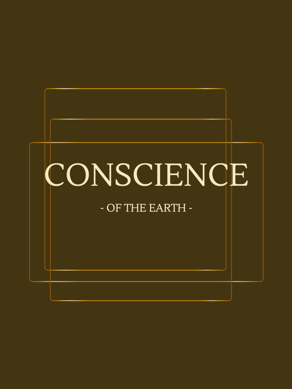 Conscience of the Earth poster concept by Isabel Her