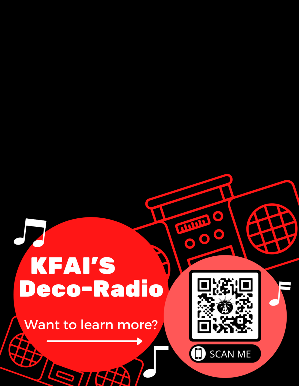 KFAI Deco-Radio promotional concept by Isabel Her