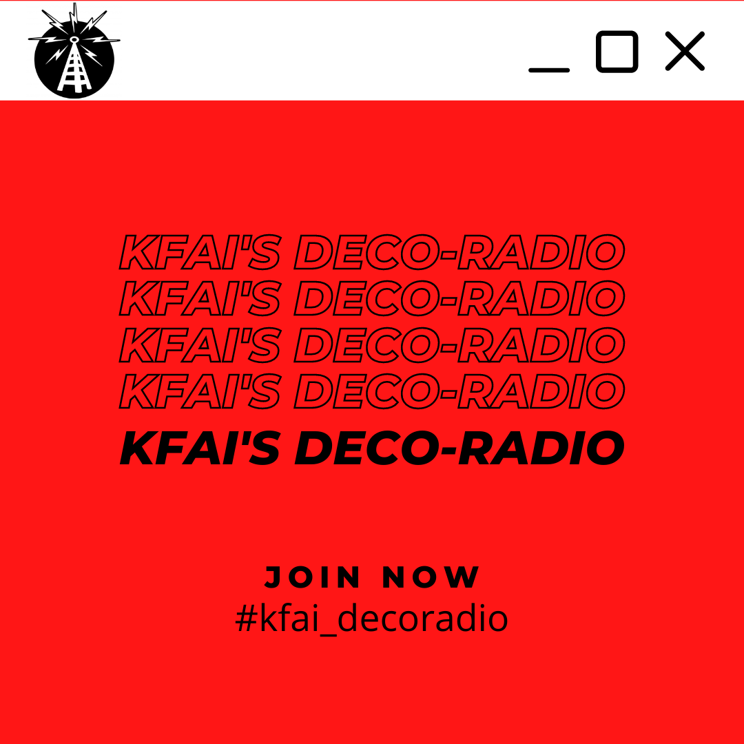 KFAI Deco-Radio promotional concept by Isabel Her