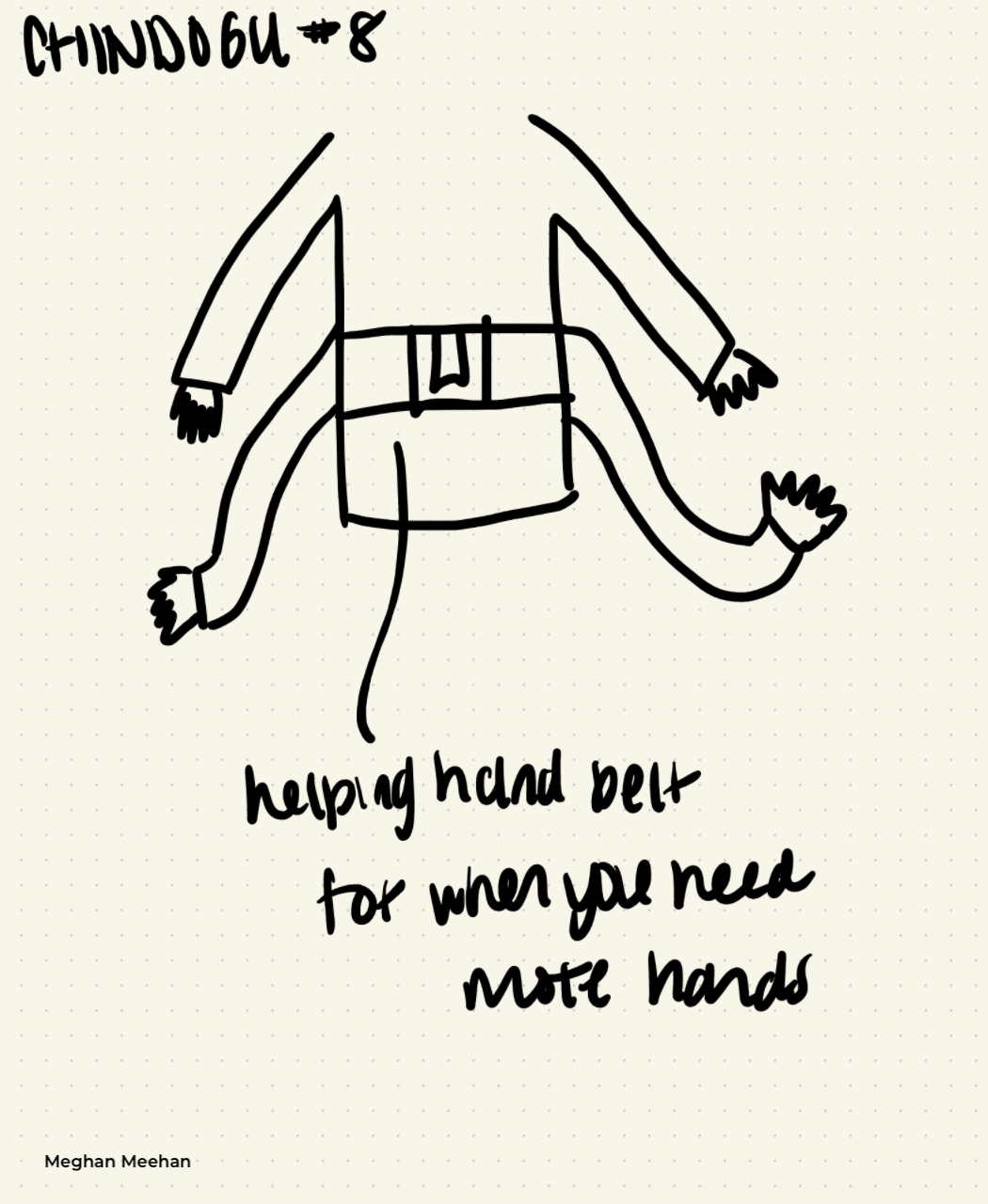 Helping Hand Belt product design by Meghan Meehan