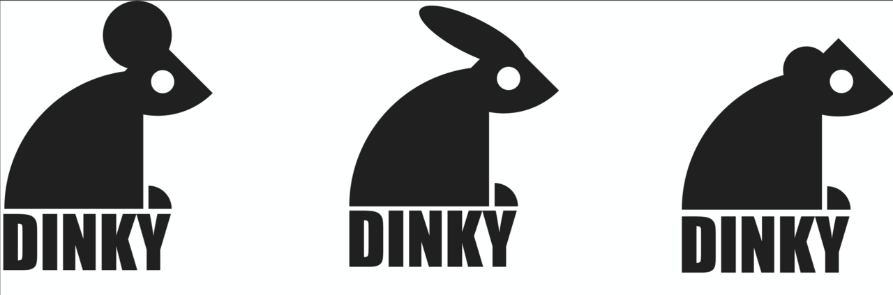 Dinky logo design and branding by Dennis Lin