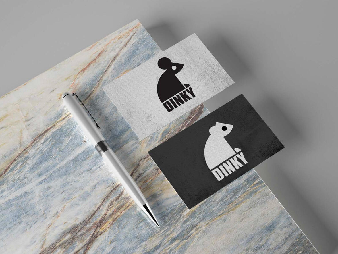 Dinky logo design and branding by Dennis Lin