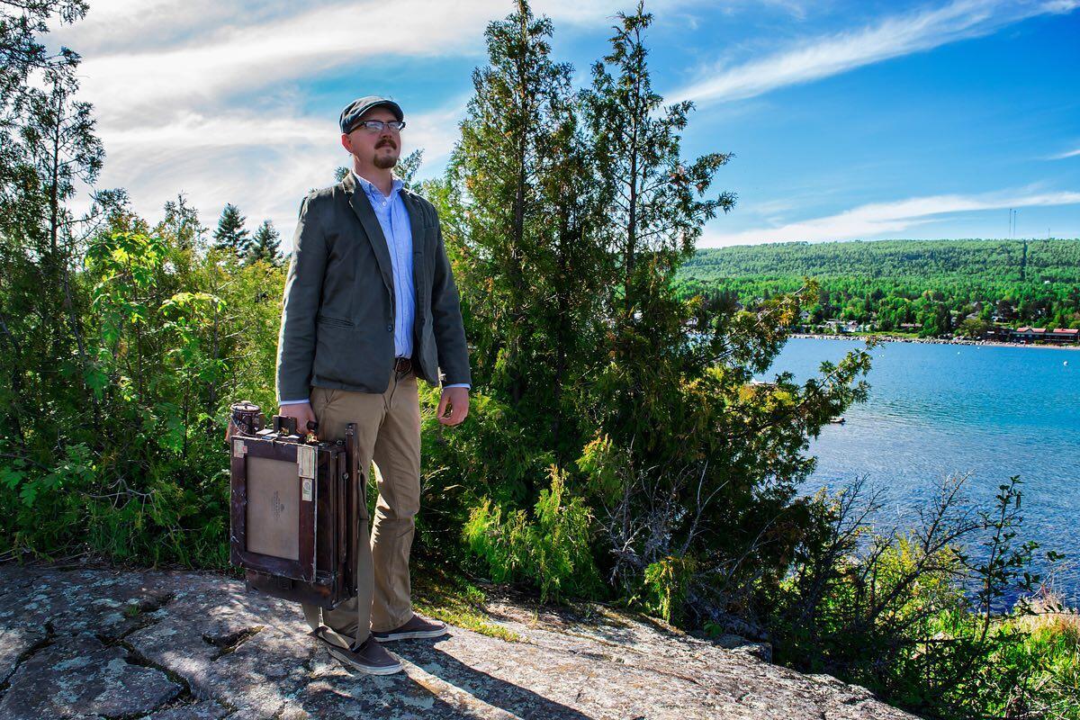 Portrait of Mat Ollig in the wilderness