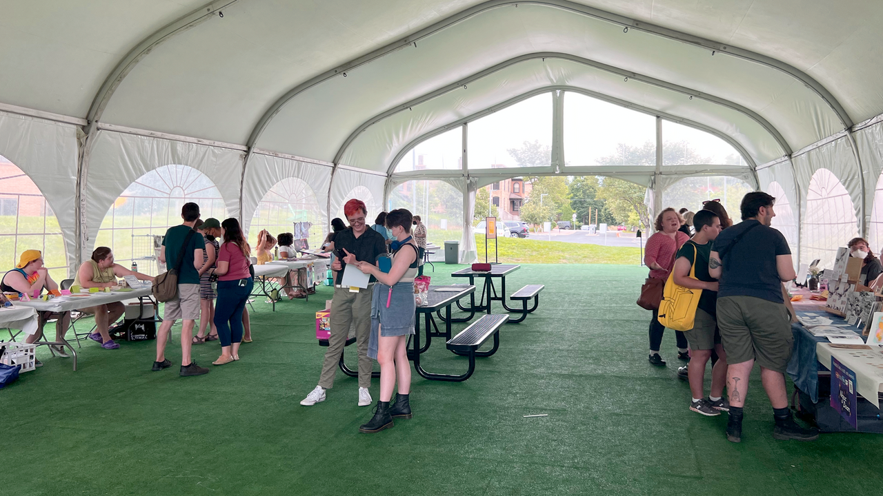 Zine Fest at the MCAD Lawn