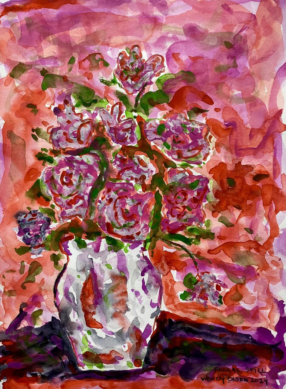 "Floral Still", Woody Olsen