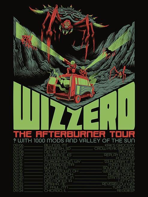 Isaac Passwater, The Afterburner Tour poster