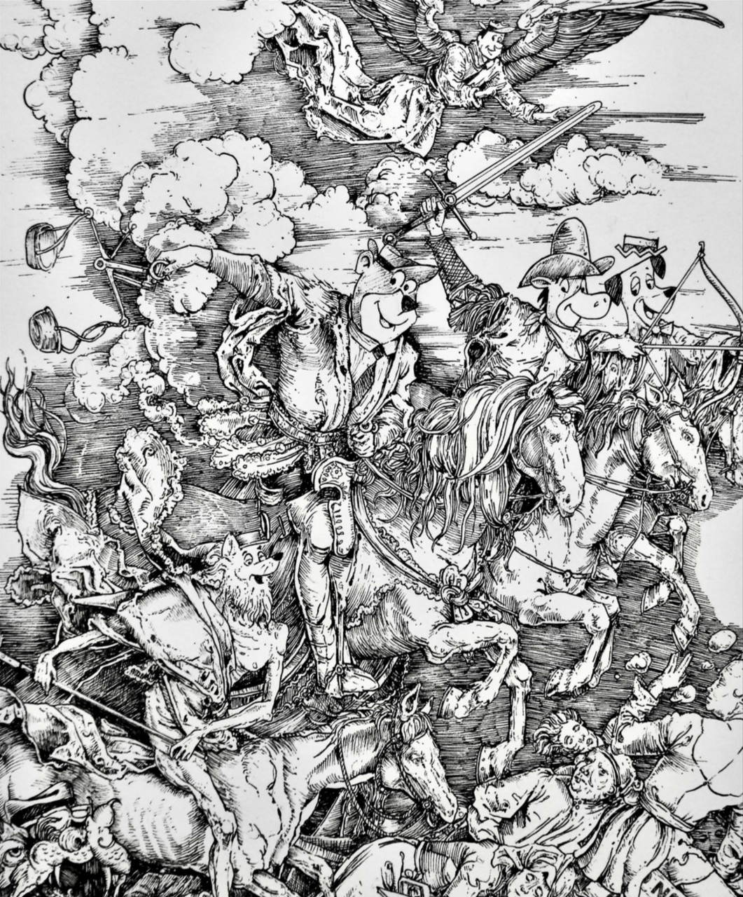 The Apocalypse / Hanna-Barbera (After Dürer) by David Ruhlman